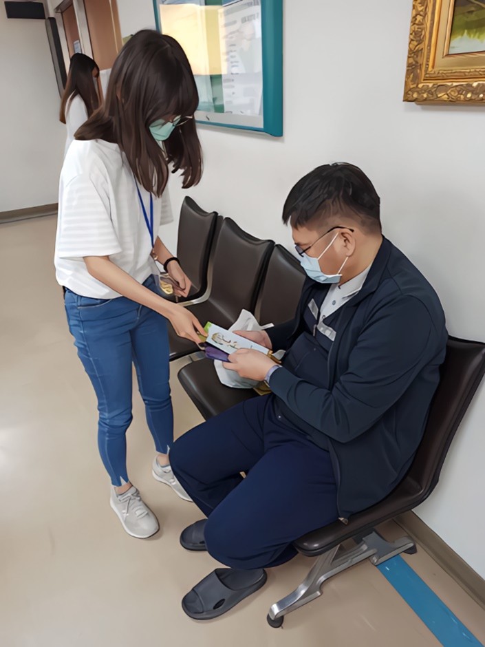 心衛中心關懷訪視員提供關懷訪視