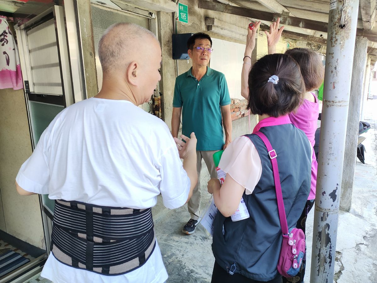七股區衛生所護理長協同參議探訪關懷