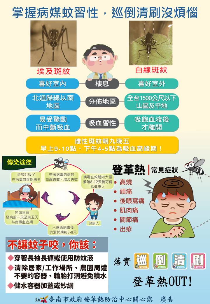 登革熱防治衛教圖卡