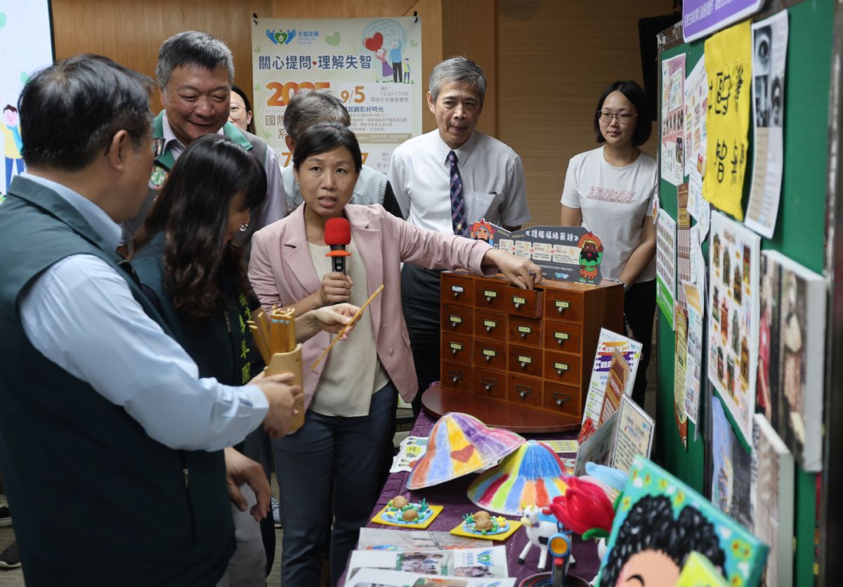 永康奇美醫院發展護腦福緣籤,結合廟宇文化預防失智