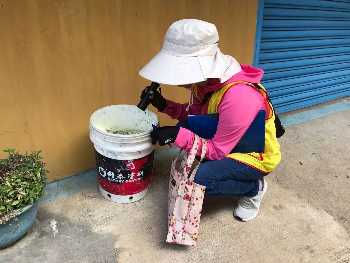 登革熱防治人員社區環境病媒蚊巡查/監測/掃蚊