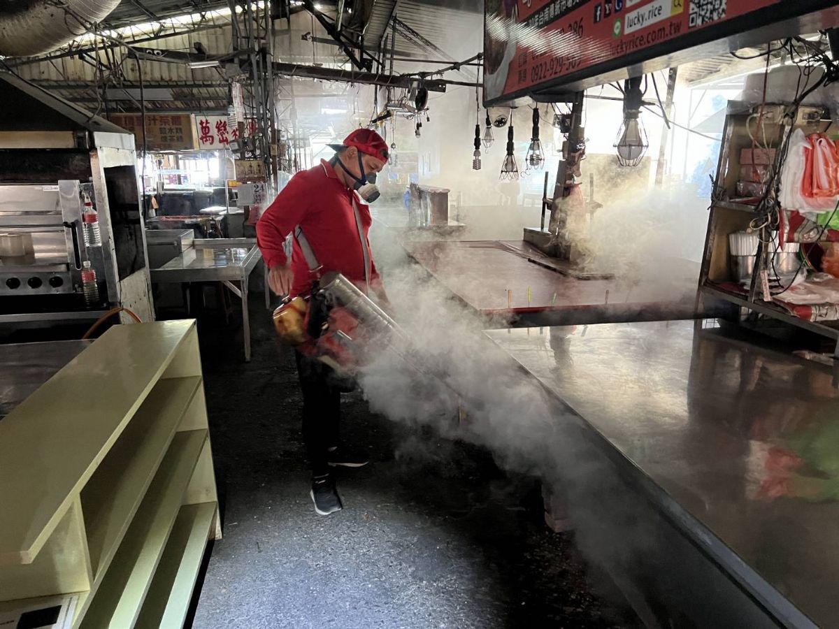 南市針對市場病媒蚊巡檢強化登革熱防治作為