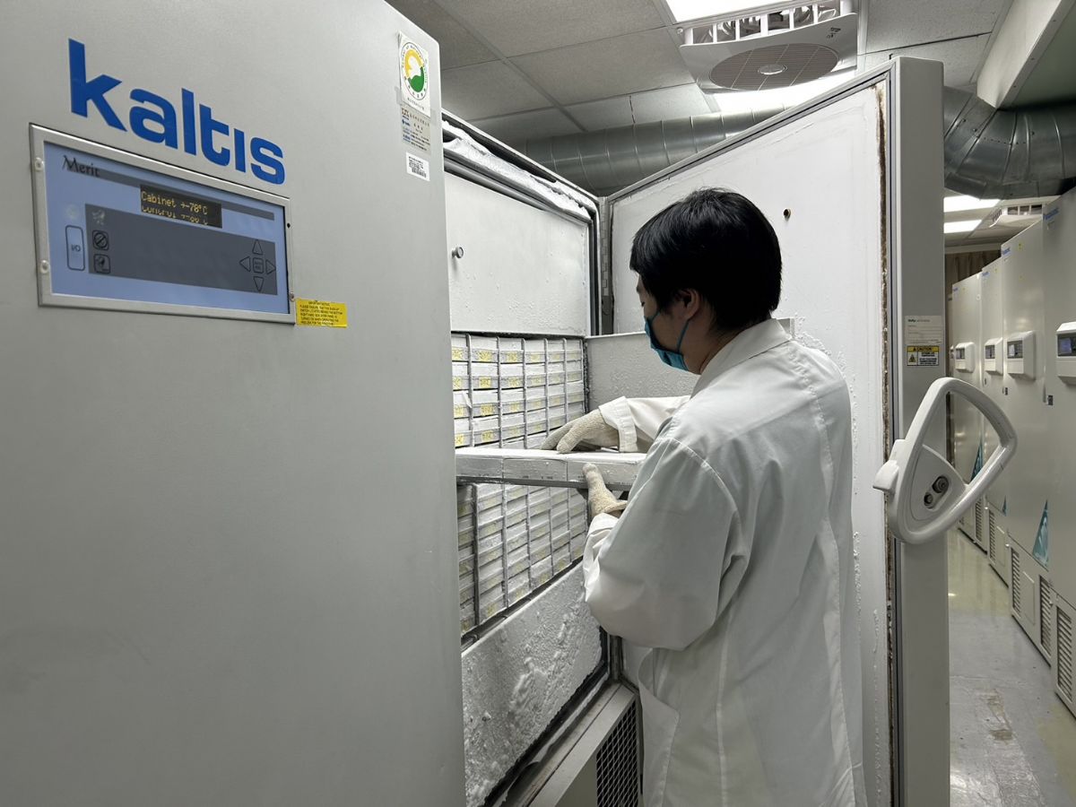 生物資料庫檢體冷凍保存情形