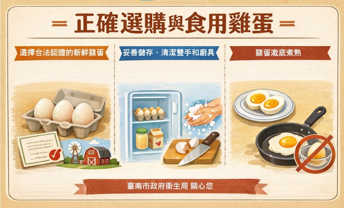 正確選購與食用雞蛋