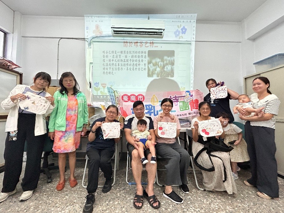 後壁衛生所蝶古巴特帆布袋DIY課程教學完成合拍.jpg