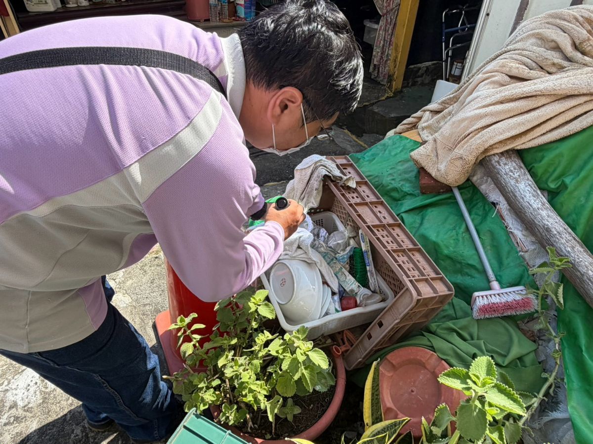 容易孳生病媒蚊場域和積水容器態樣