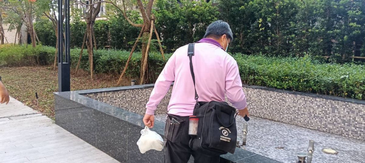 積水容器孶生病媒蚊幼蟲(孑孓)